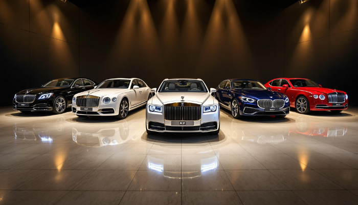 High-Class Wheels of the World Detailed Look into the 5 Best Luxury Cars for purchase Today